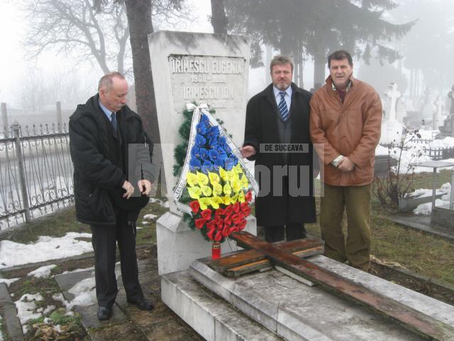 Omagiu la mormântul maestrului Ion Irimescu