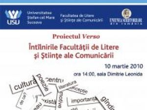 Proiectul Verso: Întâlnirile Facultăţii de Litere şi Ştiinţe ale Comunicării