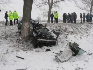 Accidentul s-a produs vineri, 5 martie, în jurul orei 16.00