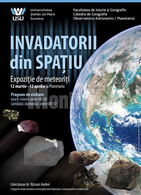 Expoziţie de meteoriţi: „Invadatorii din Spaţiu”