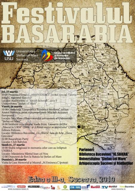 Ediţia a III-a: Festivalul “Basarabia”, Suceava 2010