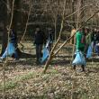 Ecologizare: Peste 1000 de saci de gunoi adunaţi din parcul Şipote