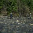 Incendiul de la mănăstire s-a extins cu mare repeziciune din cauza vântului