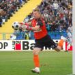 Miron Bogdan, portarul Astrei Ploieşti, retine un balon în timpul meciului de fotbal dintre Universitatea Craiova si Astra Ploiesti. Foto: Bogdan DANESCU / MEDIAFAX