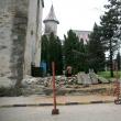 Zidul vechi al Mănăstirii Sfântul Ioan cel Nou de la Suceava, aflată în patrimoniul UNESCO, a început să fie demolat şi urmează a fi înlocuit cu altul