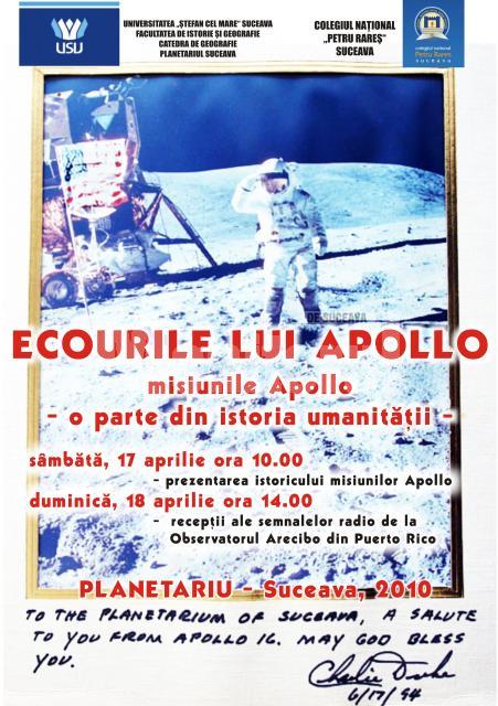 Planetariul Suceava: „Ecourile lui Apollo”