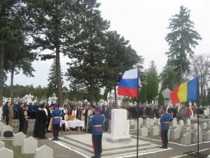 Ceremonial grandios, pentru ruşii căzuţi în Bucovina pe timpul celui de-al Doilea Război Mondial