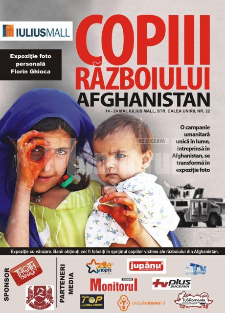 Vineri, la Iulius Mall: „Copiii Războiului - Afganistan”, expoziţie de fotografie cu vânzare