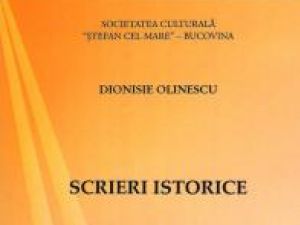 Pagina de carte - Dionisie Olinescu - “Scrieri istorice”