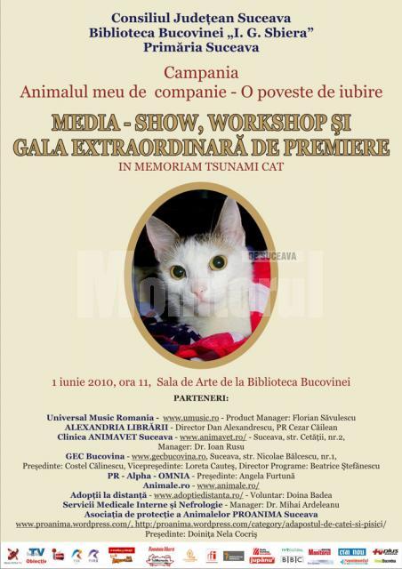 Gala de premiere: Concursul de creaţie literară „Animalul meu de companie - O poveste de iubire”