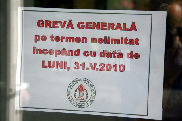 Situaţie: Grevă spartă în zeci de şcoli din judeţ