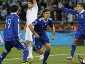 Reprezentativa Argentinei este prima calificată în optimile Cupei Mondiale din Africa de Sud cu maxim de puncte