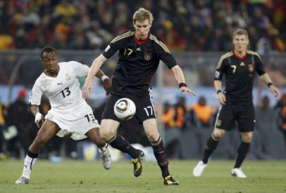 Germania a învins, miercuri, pe stadionul Soccer City din Johannesburg, cu scorul de 1-0 (0-0), reprezentativa Ghanei. Foto: gsp.ro