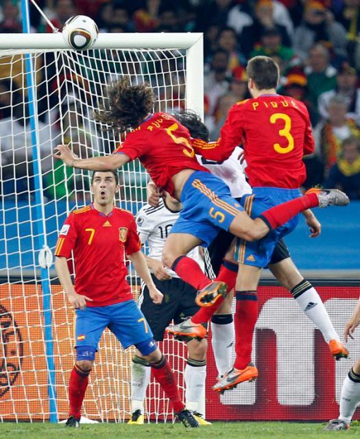 Puyol a înscris golul care a dus Spania în prima finală mondială, iar bucuria a fost fără margini