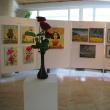 Expoziţia organizată în foaierul Muzeului Obiceiurilor Populare din Bucovina din Gura Humorului