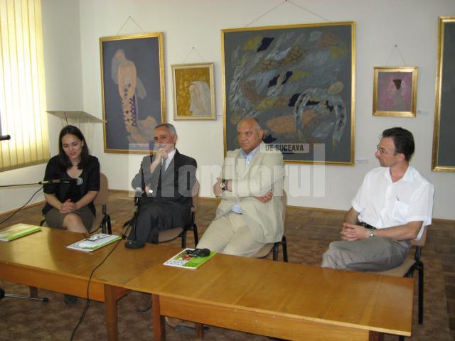 Întâlnire la Biblioteca Bucovinei I.G. Sbiera cu Paolo Messina, directorul Bibliotecii Civice din Torino