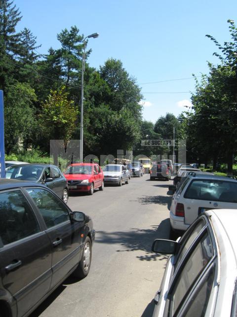 Strada Mitropoliei, una din porţile de intrare în municipiul Suceava