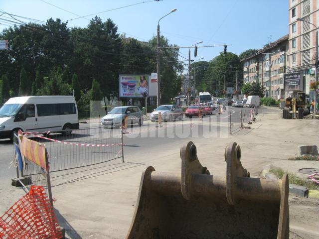 Lucrările ISPA de pe mijlocul bulevardului Ana Ipătescu trebuie realizate la o adâncime de peste şase metri