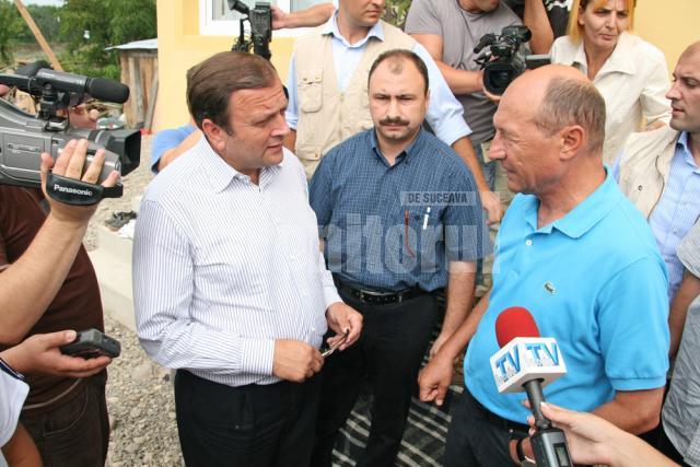 Gheorghe Flutur, Sorin Popescu şi Traian Băsescu