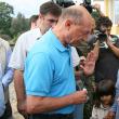 Vizită prezidenţială: Băsescu a inspectat ieri lucrările podului de la Dorneşti