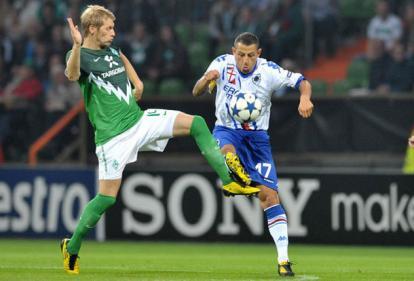 Werder Bremen şi Sampdoria au oferit un meci cu patru goluri
