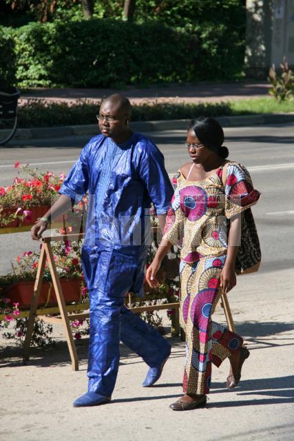 Mamadou Drame din Senegal şi Edith Cecile Emilie Ngo Nlend, din Camerun, se află la Suceava de două luni de zile