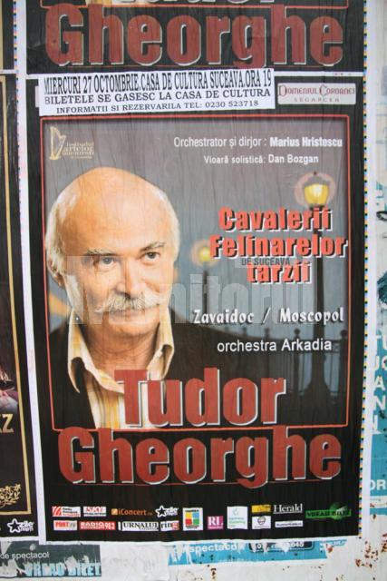 Regal muzical: Tudor Gheorghe aduce la Suceava „Cavalerii felinarelor târzii”
