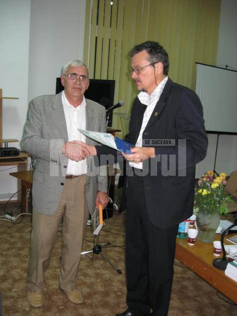 Simion Gociu, Omul Anului 2009, la momentul primirii distincţiei