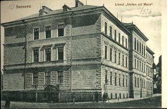 Imagine cu Liceul Ştefan cel Mare din anul 1926