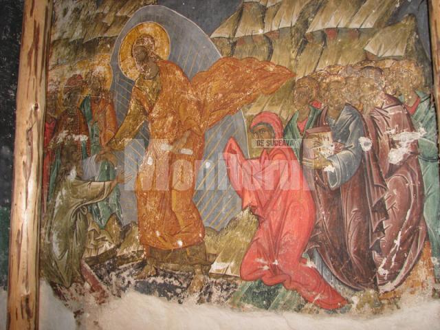 Frescă de valoare inestimabilă, descoperită la Biserica din Pătrăuţi