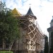 Până pe 26 octombrie: Lucrările la acoperişul şi şarpanta Bisericii „Sf. Dumitru”, aproape de final