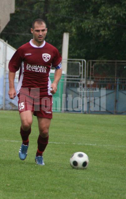 Mircea Negru, cel mai important jucător al Rapidului, va lipsi la meciul de astăzi
