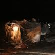 Şoferul ucrainean a fost găsit carbonizat în adunătura de fiare rămase după stingerea incendiului