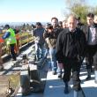 Traian Băsescu a fost, ieri, într-o nouă vizită-fulger la podul peste râul Suceava de pe DN 17 A Siret-Rădăuţi, de la Dorneşti