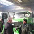 Primarul Sucevei, Ion Lungu, a verificat pregătirea Rosal pentru deszăpezirea străzilor