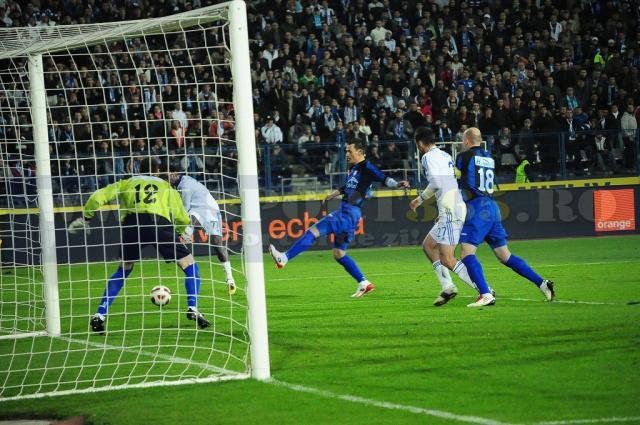 Echipa Universitatea Craiova a fost învinsă , pe teren propriu, de formaţia Oţelul Galaţi. Foto: sport365.ro