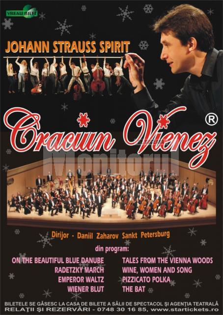 Ritmuri vieneze: Concert extraordinar, „Crăciun vienez”, la Suceava