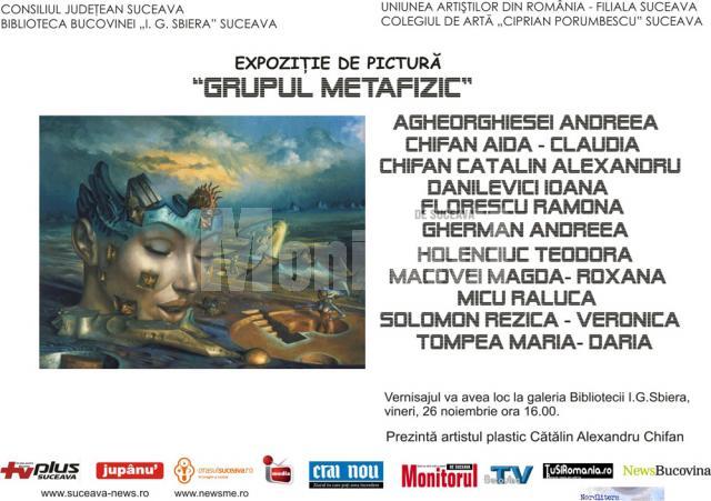 Biblioteca Bucovinei: Expoziţia de pictură „Grupul Metafizic”