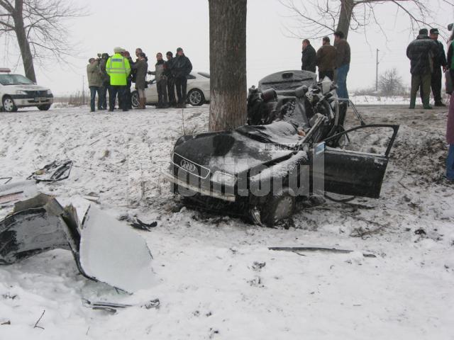 Accident cu patru morţi, petrecut în martie, în satul Braieşti, de un şofer beat