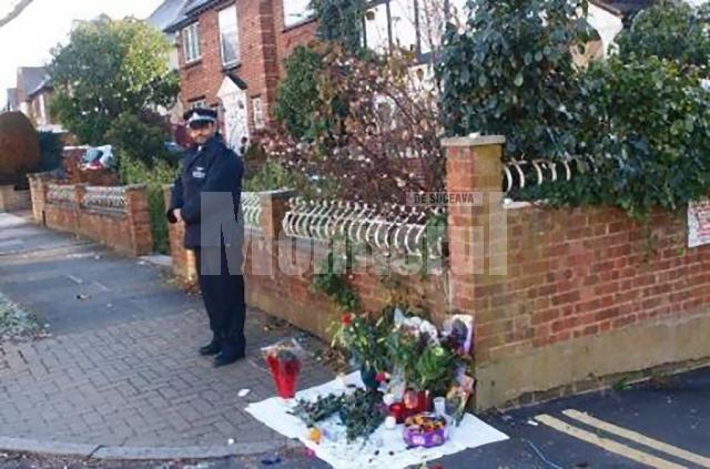 Prietenii lui „Ciompi” din Londra au depus flori în locul în care tânărul a fost ucis