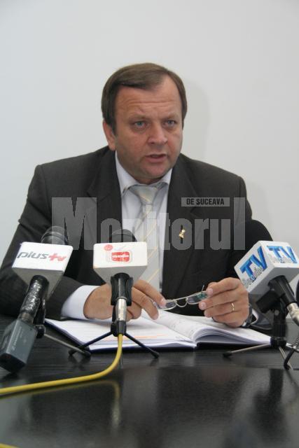 Preşedintele Consiliului Judeţean Suceava, Gheorghe Flutur