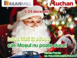 Până la Crăciun: Sute de premii oferite zilnic clienţilor Iulius Mall Suceava