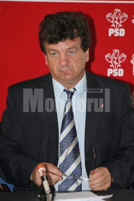 Virginel Iordache, preşedintele Organizaţiei Municipale Suceava a PSD