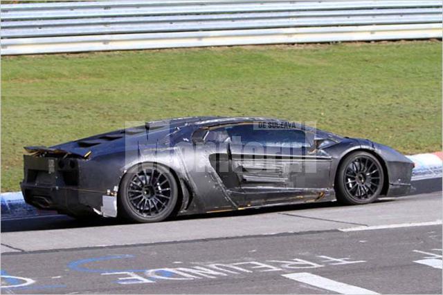 Lamborghini Aventador Prototype Test
