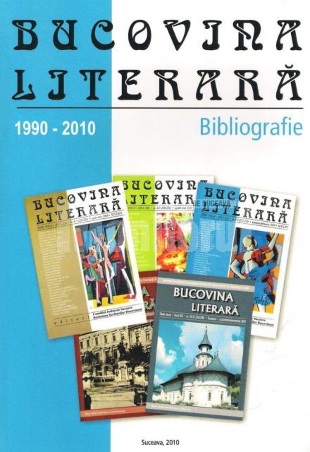 Instrument de lucru: „Bucovina literară - Bibliografie 1990-2010”