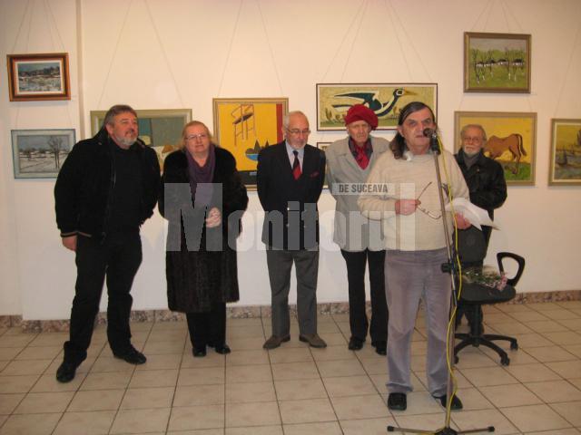 Deschiderea expoziţiei retrospective a artistului plastic Corneliu Tincu