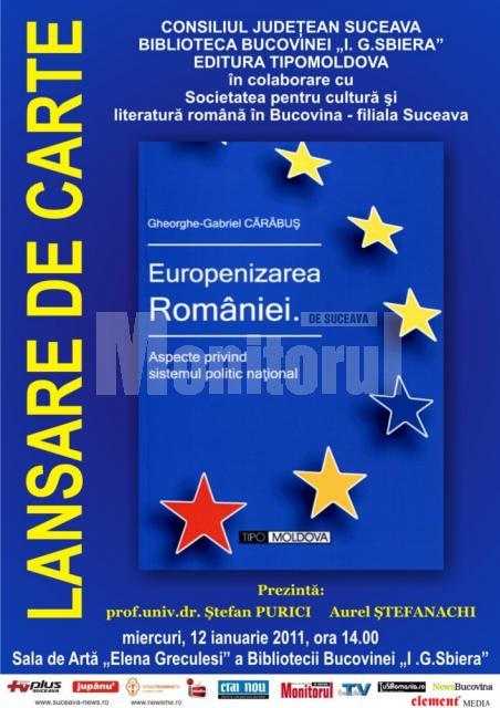 Lansare de carte: „Europenizarea României”