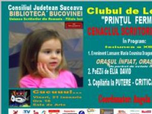 Biblioteca Bucovinei: Clubul de Lectură pentru Copii şi Cenaclul Scriitorilor - Copii