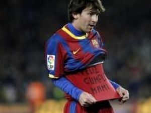 Messi, amendat pentru un mesaj adresat mamei sale