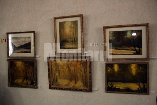 Lucrări din expoziţia retrospectivă Teodor Tatos